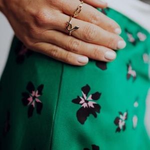 Clad & Cloth Floral Sling Skirt